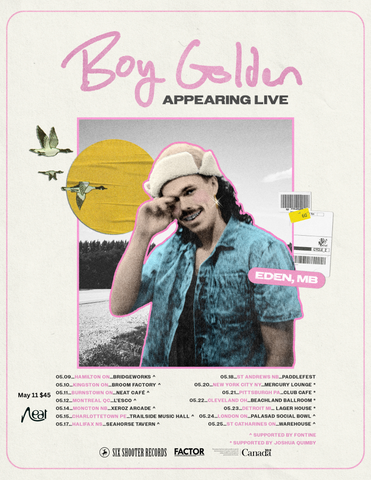 Boy Golden May 11 $45 (PSTO)