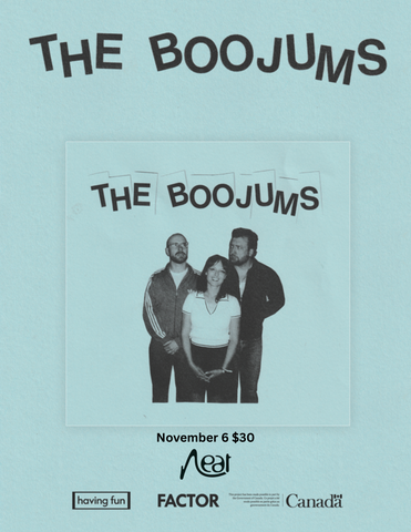 The Boojums November 6 $30 (STO)