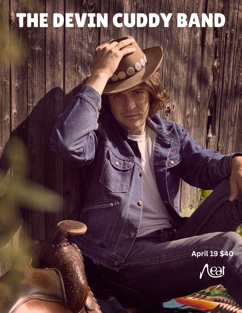 The Devin Cuddy Band April 19 $40