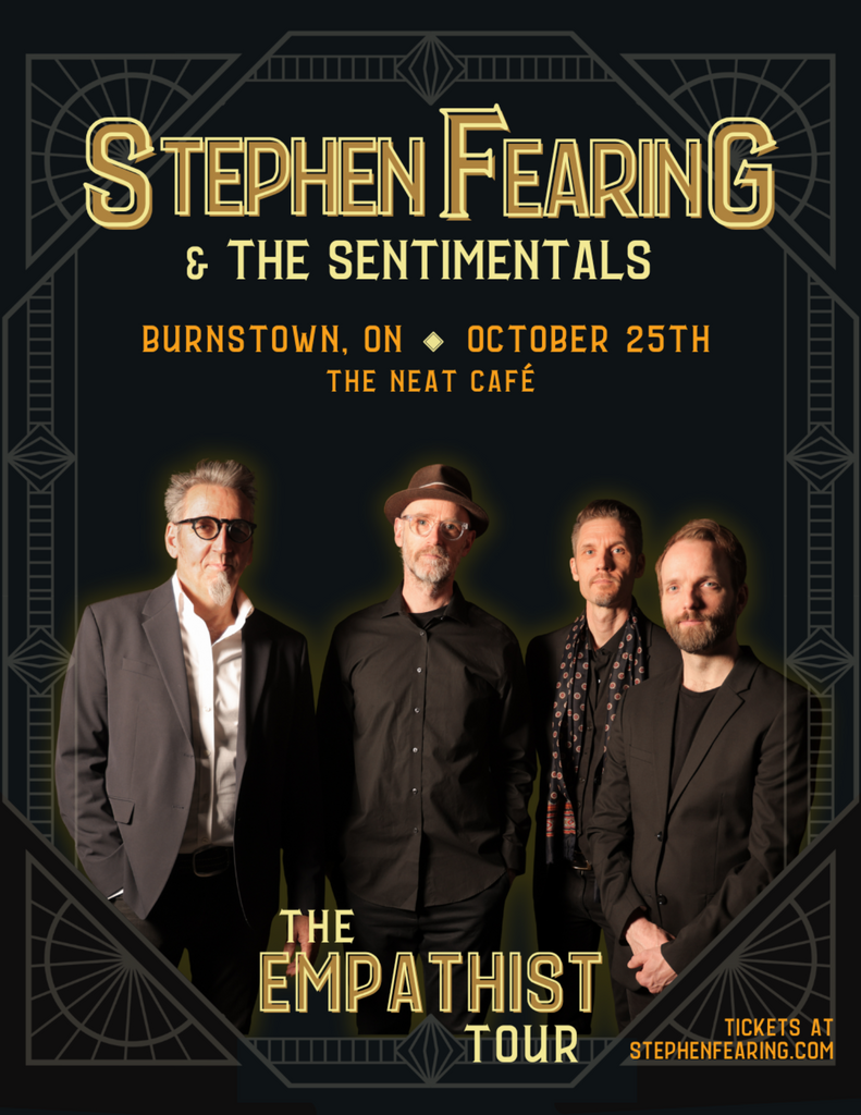 Stephen Fearing & The Sentimentals October 25 $50