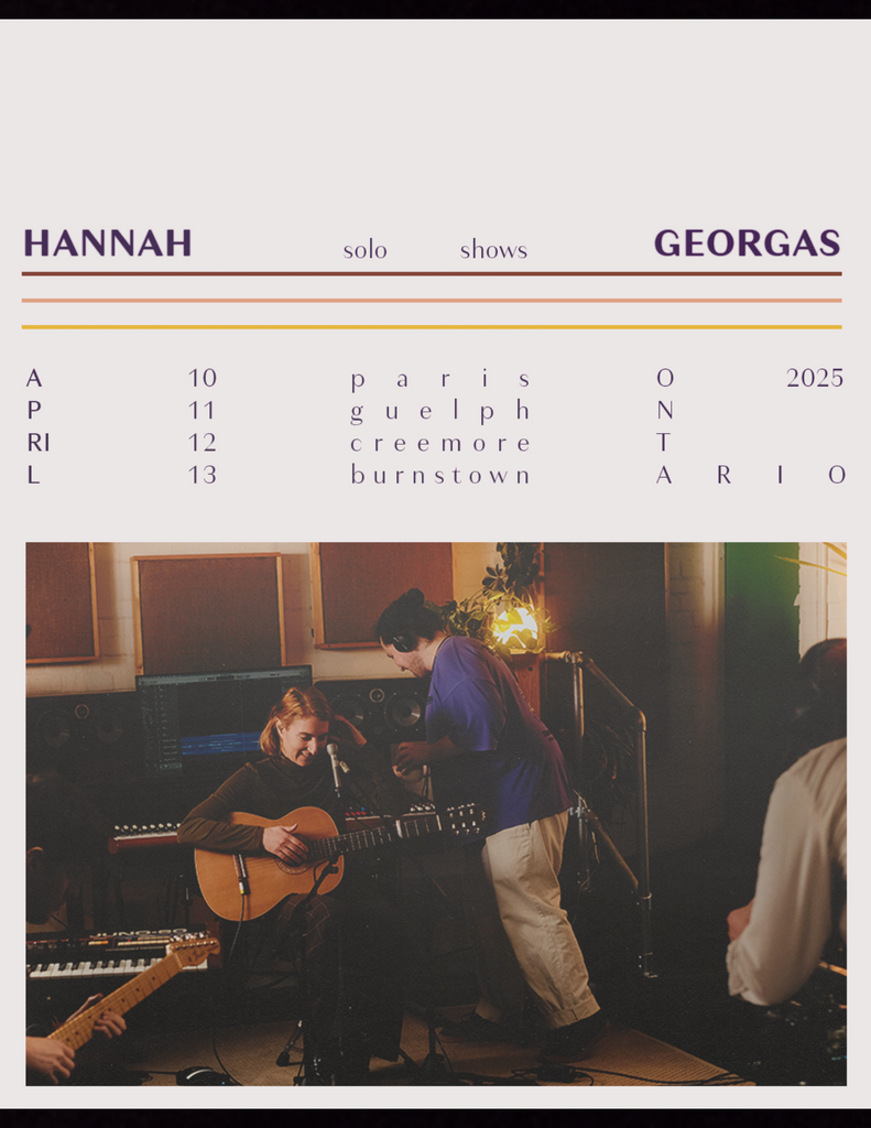 Hannah Georgas April 13 $40